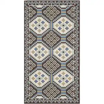 Walmart SAFAVIEH Veranda Medici Southwestern Indoor/Outdoor Area Rug, 2'7 x 5', Blue/Chocolate offer