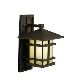 Walmart Kichler 9130 Cross Creek Collection 1 Light 16 Outdoor Wall Light - Bronze offer