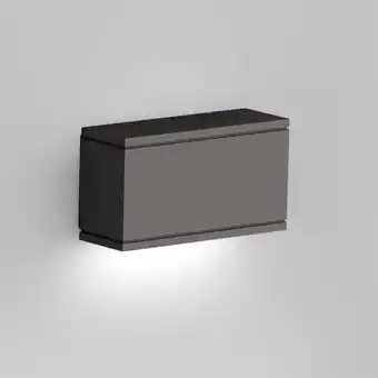 Walmart Wac Lighting Ws-W2509 Rubix 1 Light 10 Wide Led Outdoor Wall Sconce - Black offer