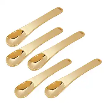 Walmart Yuanmiaoke 5pcs Golden Zinc Alloy Eye Cream Spoon Eye Fatigue Relief Massage Treatments Beauty Tool offer