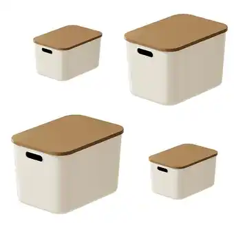 Walmart Desktop Storage Box Lid Storage Box Clothes Box offer