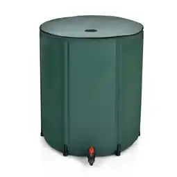 Walmart Gymax 60 Gallon Portable Rain Barrel Water Collector Collapsible Tank Spigot Filter offer