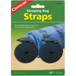 Walmart Coghlan's Sleeping Bag Straps 2 Pack, 48 Length, Polyester Material with Quick Release Buckle offer