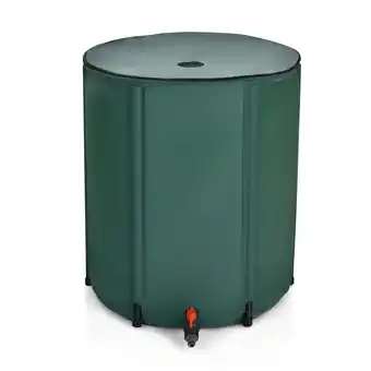 Walmart Gymax 53 Gallon Portable Rain Barrel Water Collector Collapsible Tank w /Spigot Filter offer