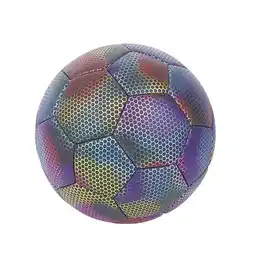 Walmart Holographic Soccer Ball - Glow in the Dark, Size 5 - Perfect for Kids offer