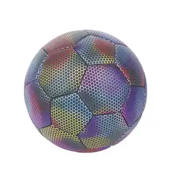 Walmart Holographic Soccer Ball - Glow in the Dark, Size 5 - Perfect for Kids offer