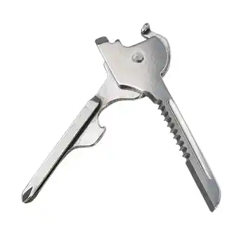 Walmart Bosisa Mini Pocket Keychain Multitool Key Shape Opener Screwdriver Survival Escape Tool offer