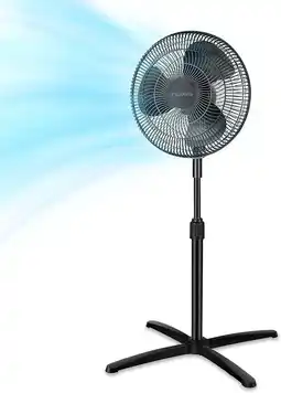 Walmart Pelonis 16 in 3-Speed 90° Oscillation Pedestal Fan offer