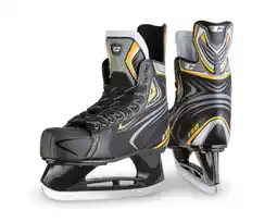 Walmart ERIK Sports R50 Men's Ice Hockey Skates, Size 10.0, Black, Durable PU & Nylon Upper offer