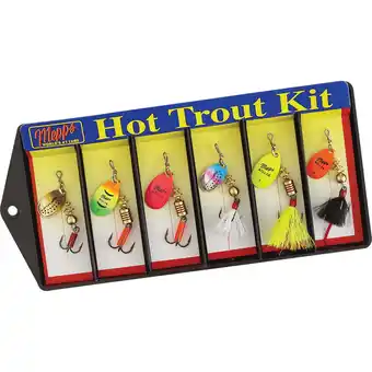 Walmart Mepps Hot Trout Lure Kit - #0 and #1 Aglia Assortment offer