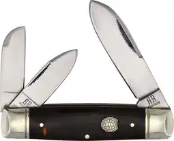 Walmart Rough Ryder RR2435 3x Carbon Steel Blade Tortoise Pattern Handle Whittler Knife offer