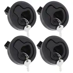 Walmart 4pcs Round Slam Latches Boat Hatch Marine Locking Flush Pull Hatch Latches offer