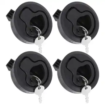 Walmart 4pcs Round Slam Latches Boat Hatch Marine Locking Flush Pull Hatch Latches offer