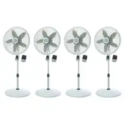 Walmart Lasko 18 Inch Elegance Performance Oscillating Pedestal Fan w/ Remote (4 Pack) offer