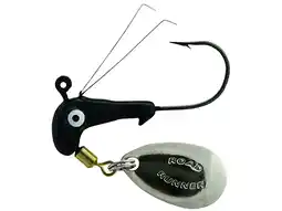 Walmart Road Runner W152-004 Barbed Weedless Heads 1/16 #2 Hk Black 2Pk offer