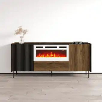 Walmart Brandy 180 WH-EF Fireplace Sideboard offer