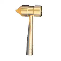 Walmart Vsenkes Mini Brass Hammer Hand Tool Crafts Lightweight Walnut Hammer Jewelers Hammer offer