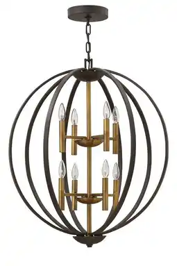 Walmart Hinkley Lighting - Eight Light Foyer Pendant - Foyer - Euclid - 8 Light Large offer