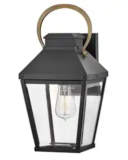 Walmart Hinkley Lighting - Dawson - 14W 1 LED Outdoor Small Wall Lantern-17 Inches Tall offer