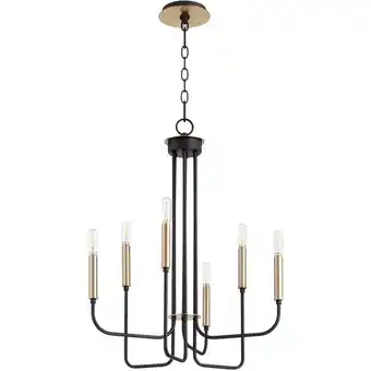 Walmart Quorum Lighting - Hope - 6 Light Chandelier In Soft Contemporary Style-26 Inches offer