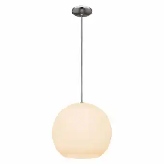 Walmart Access Lighting 23952-BS-OPL Nitrogen 1 Light Ball Pendant - Brushed Steel offer