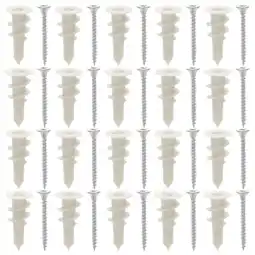 Walmart 20 Sets Drywall Anchor Self Drilling Anchors Expansion Screws for Gypsum Boards Plasterboard offer