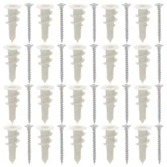 Walmart 20 Sets Drywall Anchor Self Drilling Anchors Expansion Screws for Gypsum Boards Plasterboard offer