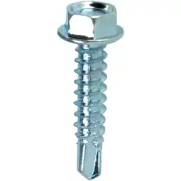 Walmart ITW Brands 21312 180 Pack No. 8 x 0.75 in. Self Tapping Hex Washer Head Drill Point Screw offer