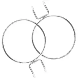 Walmart 2 Pcs Display Board Hook Hooks for Pegboard Ring Circle Heavy Metal Wall Organizer offer