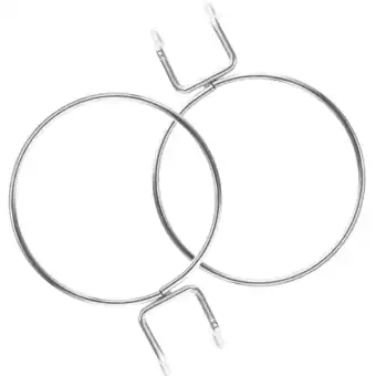 Walmart 2 Pcs Display Board Hook Hooks for Pegboard Ring Circle Heavy Metal Wall Organizer offer