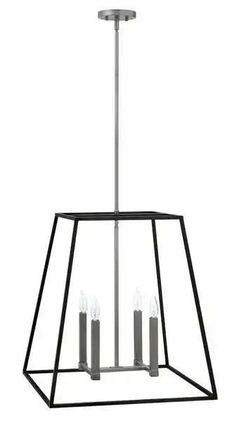 Walmart Hinkley Lighting - Four Light Pendant - Fulton - 4 Light Large Open Frame Foyer offer