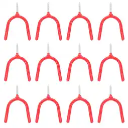 Walmart 16 Pcs Tool Rack Hook Y-Hooks Wall Hanging Y-shape Screw Holder Garage Storage Red Steel Vinyl offer