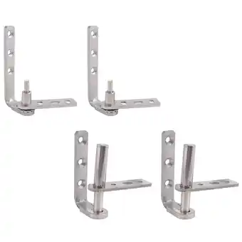 Walmart 2pack Cafe Door Hinges,304 Stainless Steel Swinging Hardware Saloon Hinges,Self Closing,for Door-S offer