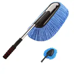 Walmart BTideas Car Duster Exterior&Interior, Car Dust Brush, Duster Exterior Scratch Free, 2 Pack, Blue offer