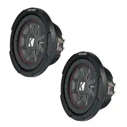 Walmart (2) Kicker 43CWRT82 Comp RT Shallow Suwboofer Dual 2 Ohm 8 Sub CWRT8 Pair offer