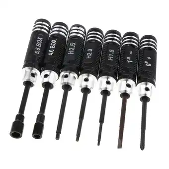 Walmart 7 Pieces RC Model Screwdriver Set, repair Tool, Hex Screwdriver (1.5mm 2mm 2.5mm 3mm 4mm 5.5mm) offer