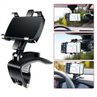 Walmart Useful Car Dashboard Phone Holder Car Dash Stand Mount 360?? Rotating Black GPS offer