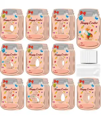 Walmart KCGYNP Easter Classroom Exchange Cards,Set of 24,with Transparent Bags,Stickers,Gift Card Set offer