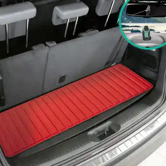 Walmart FH Group 14 Deluxe Heavy-Duty Carpet Red Car Floor Mats w. Air Freshener offer