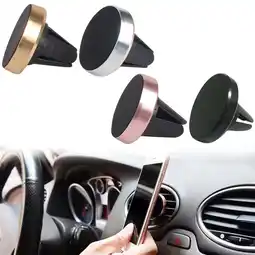 Walmart Naierhg Universal Round Magnetic Air Vent Mount Car Phone Holder Bracket Stand Cradle offer