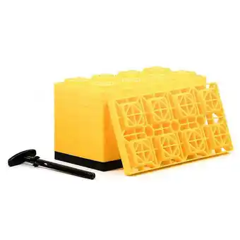 Walmart 4 x 2 in. FasTen Leveling Block with T-Handle, Yellow offer