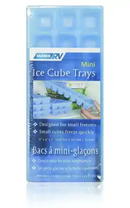 Walmart Camco 44100 Stackable Plastic Miniature Ice Cube Tray - 2-Pack offer