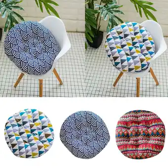 Walmart ufehgfjh Chair Cushion Round Upholstery Soft Padded Cushion Pad Office Home Or Car Deals Of The Day offer