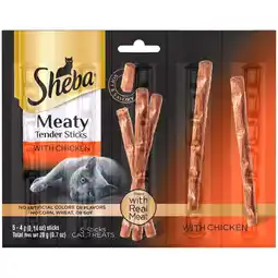 Walmart MSPet Bite Meaty Tender Sticks With Chicken Cat Treats, 0.7 Oz (5 Treats) (pack of 4) offer