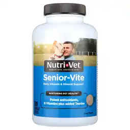 Walmart Nutri-Vet Senior-Vite Chewables for Dogs, 120 Count offer