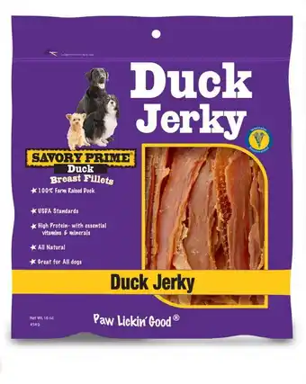 Walmart Savory Prime Natural Jerky Treats Duck, 1ea/16 oz offer