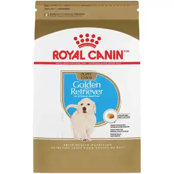 Walmart Royal Canin Golden Retriever Puppy Dry Dog Food, 30 lb offer