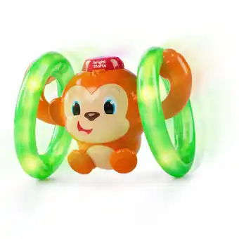 Walmart Bright Starts Roll & Glow Monkey Baby Toy with Lights and Melodies, Ages 6 Months + offer