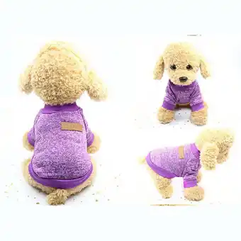 Walmart Pet dog clothing knitted dog sweater soft thickened Warm Dog Shirt winter dog sweater offer