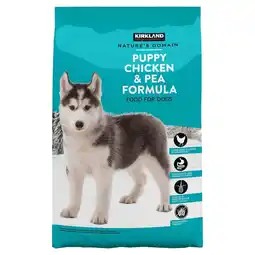 Walmart Kirkland Signature Nature's Domain Puppy Formula Chicken & Pea Dog Food 20 lb offer